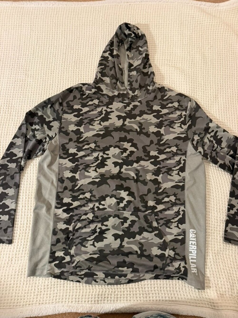 Caterpillar Camo Hooded Pullover